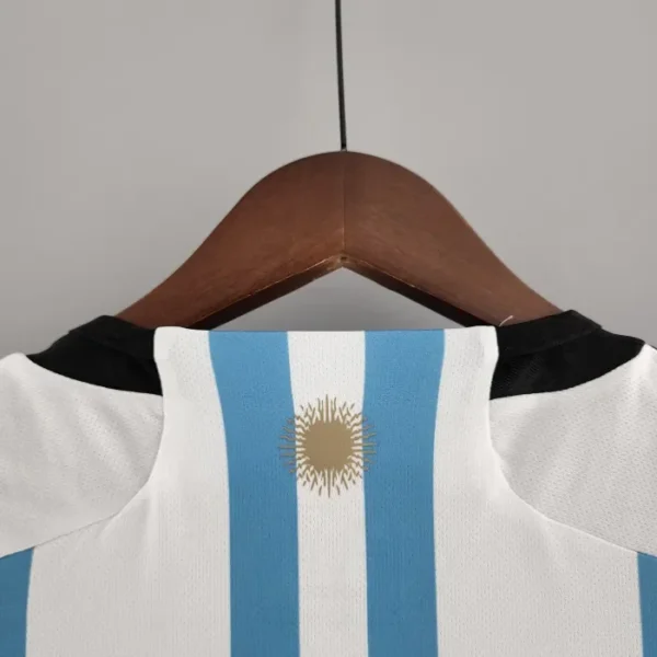 Argentina World Cup Home Football Shirt 2022:2023 Detail