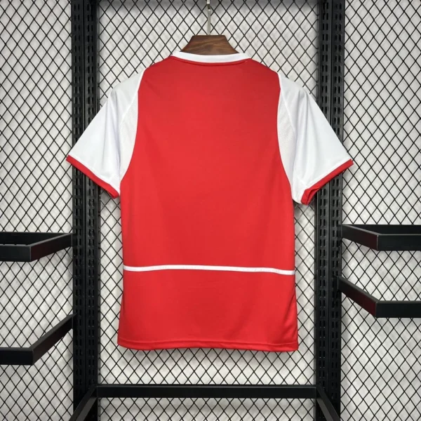 Arsenal FC Home Football Shirt 2002:2003 Back