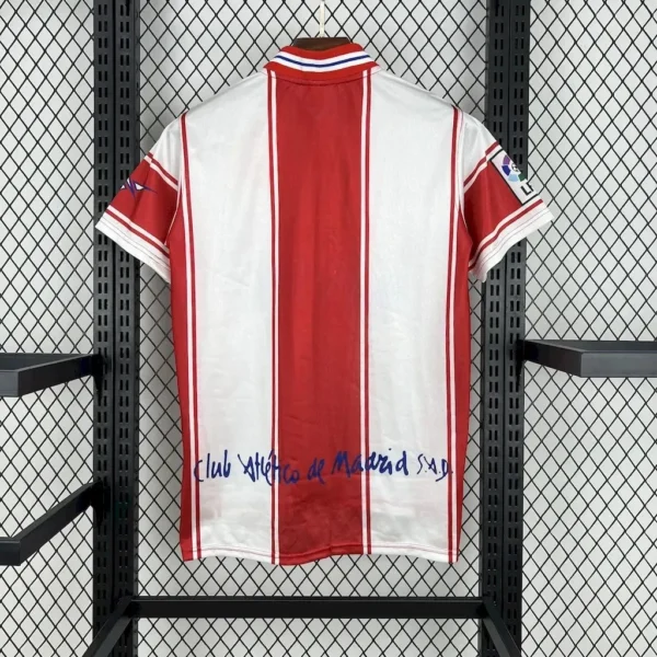 Atletico Madrid Home Football Shirt 1999:2000 Back