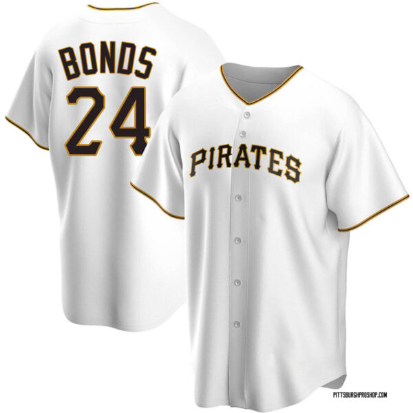 Pittsburgh Pirates Home MLB Shirt 22/23 - Bonds #24