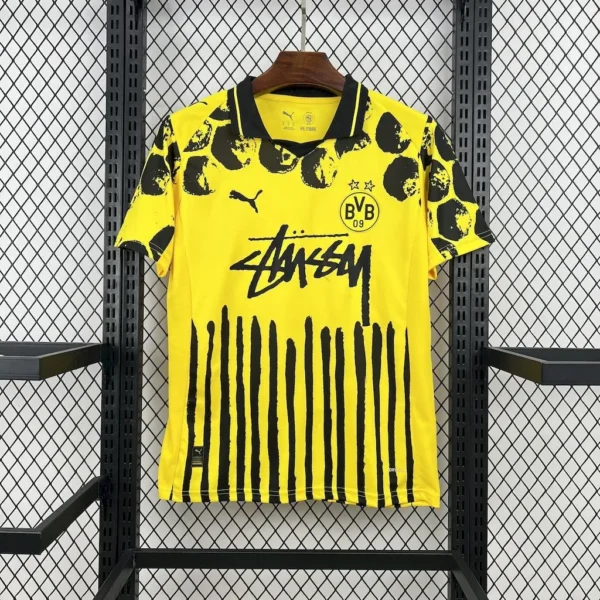Borussia Dortmund x Stussy Football Shirt 2025:2026