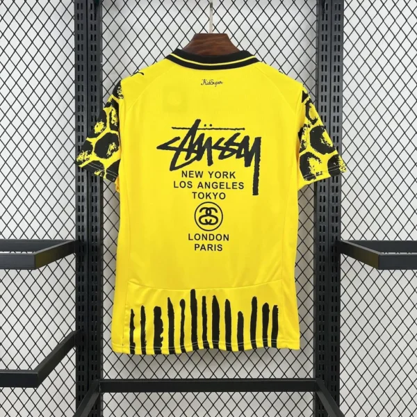 Borussia Dortmund x Stussy Football Shirt 2025:2026 Back