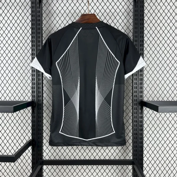 FC Barcelona Black White Football Shirt 2025:2026 Back