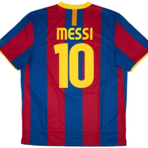 FC Barcelona Home Football Shirt 10:11 - Messi Back