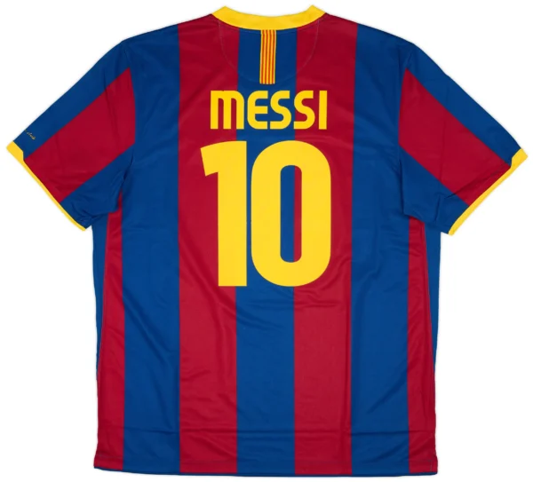 FC Barcelona Home Football Shirt 10:11 - Messi Back