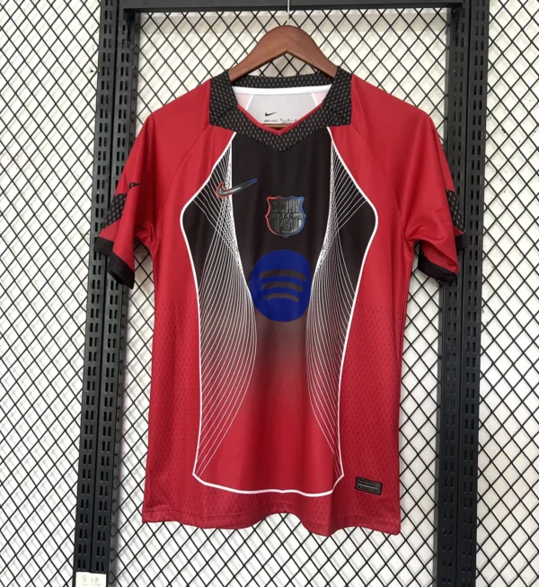 FC Barcelona Red Black Football Shirt 2025:2026