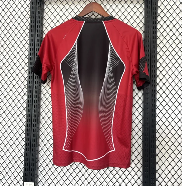 FC Barcelona Red Black Football Shirt 2025:2026 Back