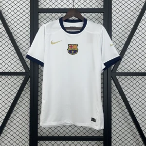 FC Barcelona White Polo Football Shirt 2024:2025