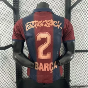 FC Barcelona x Retro Cactus Jack Football Shirt 2000:2001 Back