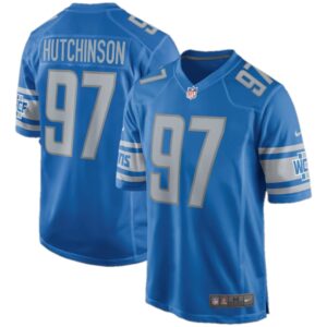 Detroit Lions Home NFL Shirt 20/22 - Hutchinson #97