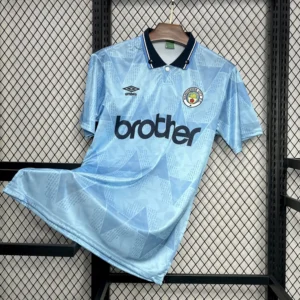 Manchester City Home Football Shirt 1989:1990