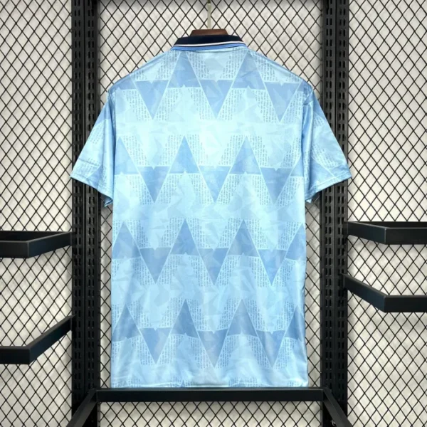 Manchester City Home Football Shirt 1989:1990 Back