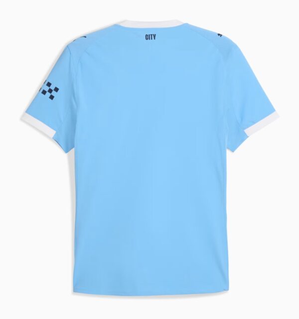 Manchester City Home Football Shirt 2025:2026 Back