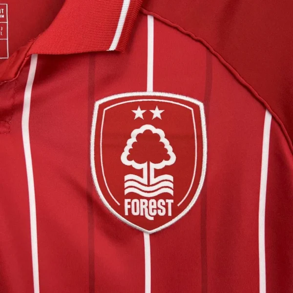 Nottingham Forest Home Football Shirt 2025:2026 Detail