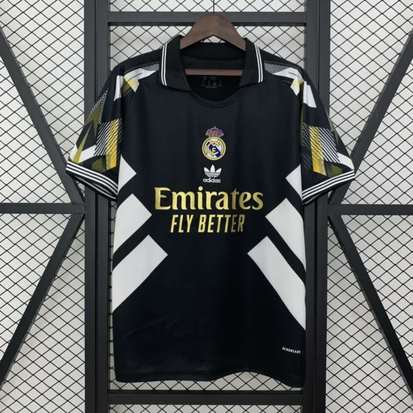 Real Madrid Black Gold Football Shirt 2025:2026