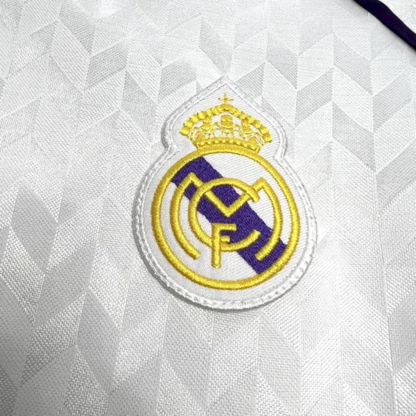 Real Madrid Home Football Shirt 1988:1989 Detail