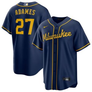 Milwaukee Brewers Away MLB Shirt 22/23 - Adames #27