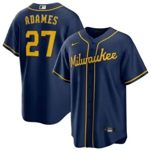 Milwaukee Brewers Away MLB Shirt 22/23 - Adames #27
