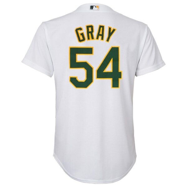 Oakland Athletics Home MLB Shirt 22/23 - Gray #54 back