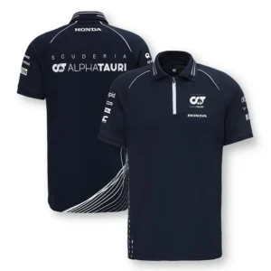 AlphaTauri Navy Polo F1 Shirt 2023