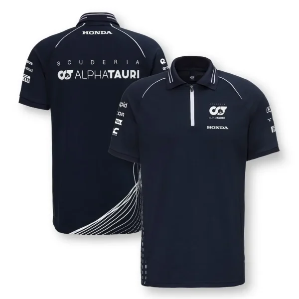 AlphaTauri Navy Polo F1 Shirt 2023