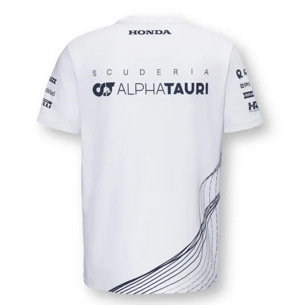 AlphaTauri White F1 Shirt 2023 Back