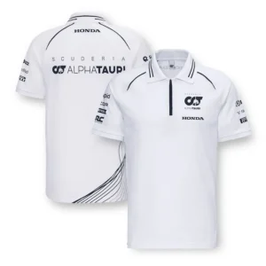 AlphaTauri White Polo F1 Shirt 2023