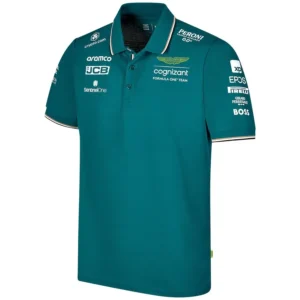 Aston Martin Polo F1 Shirt 2023 Front