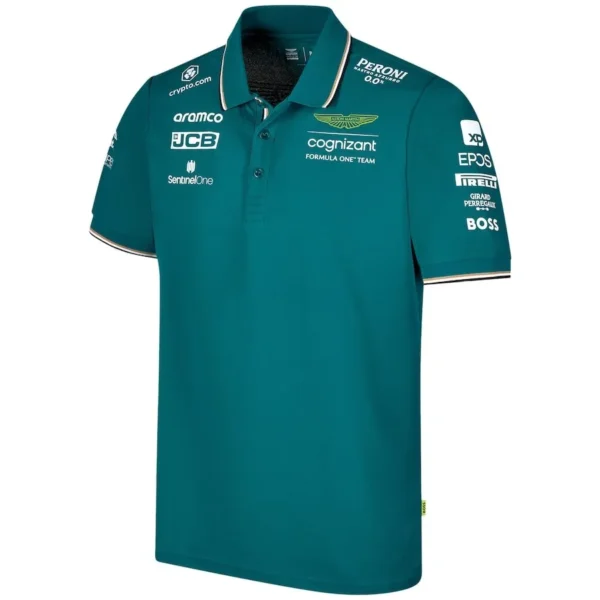 Aston Martin Polo F1 Shirt 2023 Front