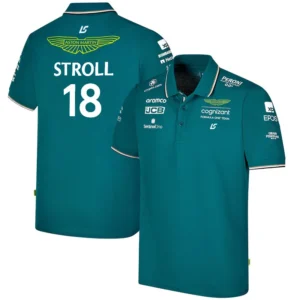 Aston Martin Polo F1 Shirt 2023 Stroll Cover