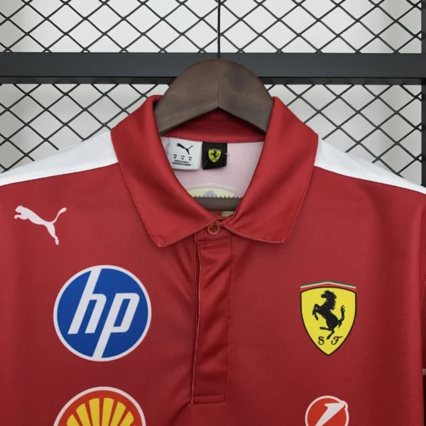 Ferrari Polo F1 Shirt 2025 Detail