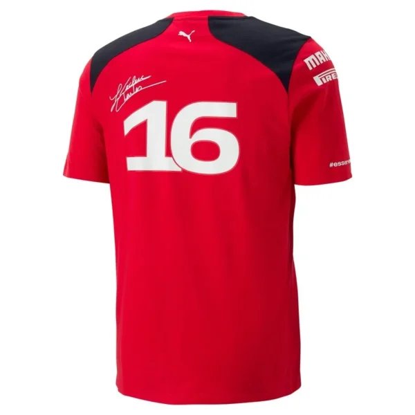 Ferrari Shirt F1 Shirt 2023 - Leclerc #16 Back