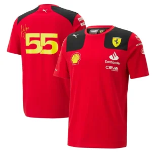 Ferrari Shirt F1 Shirt 2023 - Sainz #55 Cover