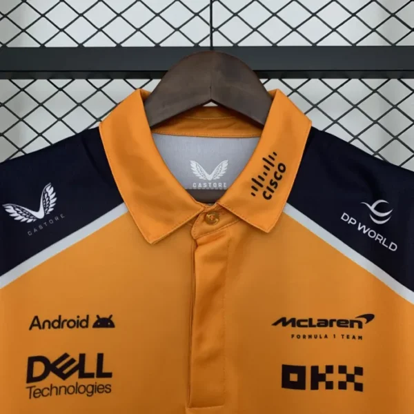 McLaren Racing Polo F1 Shirt 2025 Detail