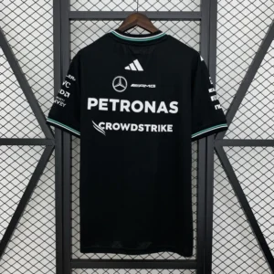 Mercedes AMG Petronas F1 Black Shirt 2025 Back
