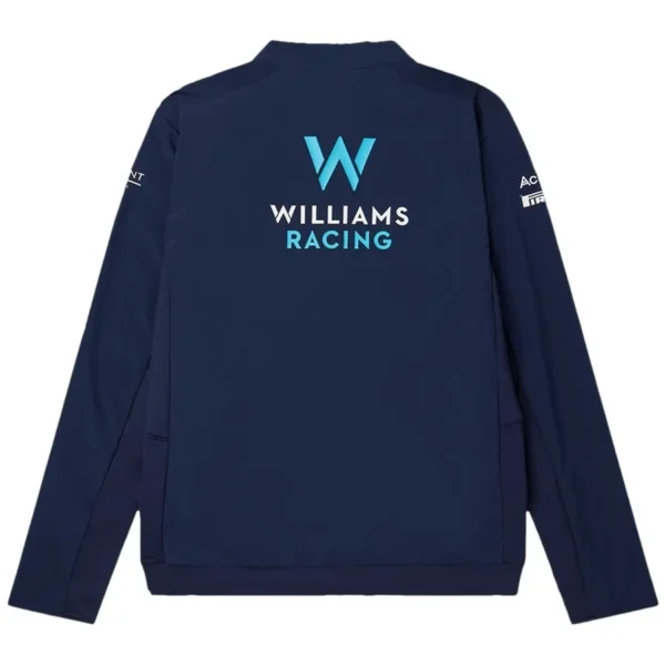 Williams Navy Jacket F1 Shirt 2023 Back