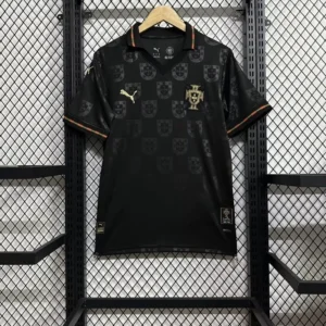Portugal Black Football Shirt 2026:2027