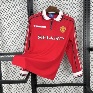 Manchester United Home Long Sleeved Shirt 1998/1999