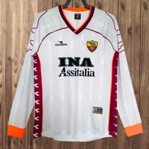 Away As Roma 1999-00 Front long Sleeve