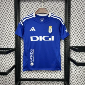 Real Oviedo Home Football Shirt 2024:2025