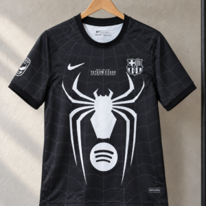 FC Barcelona x Spiderman Football Shirt 2026/2027 Front